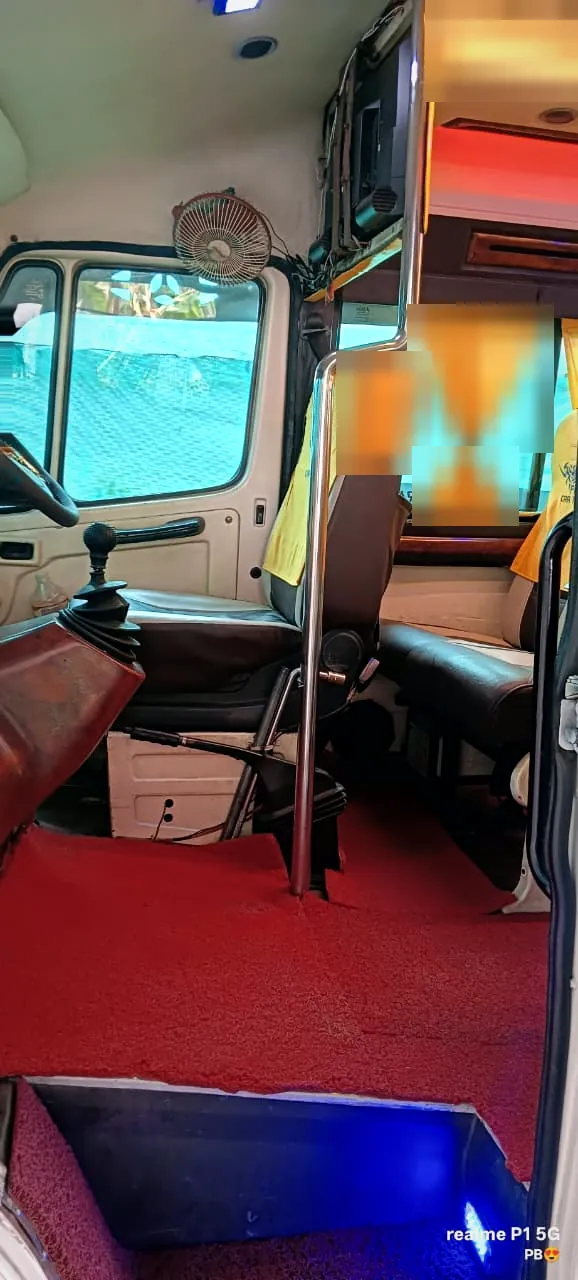 Tempo Traveller interior — seating and cabin